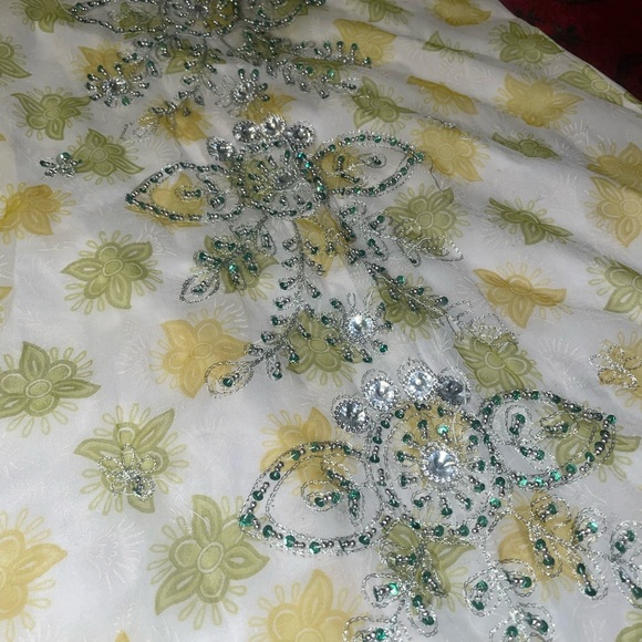 Pakistani indian  dress 2 piece with scarf dupatta - Picture 2 of 9